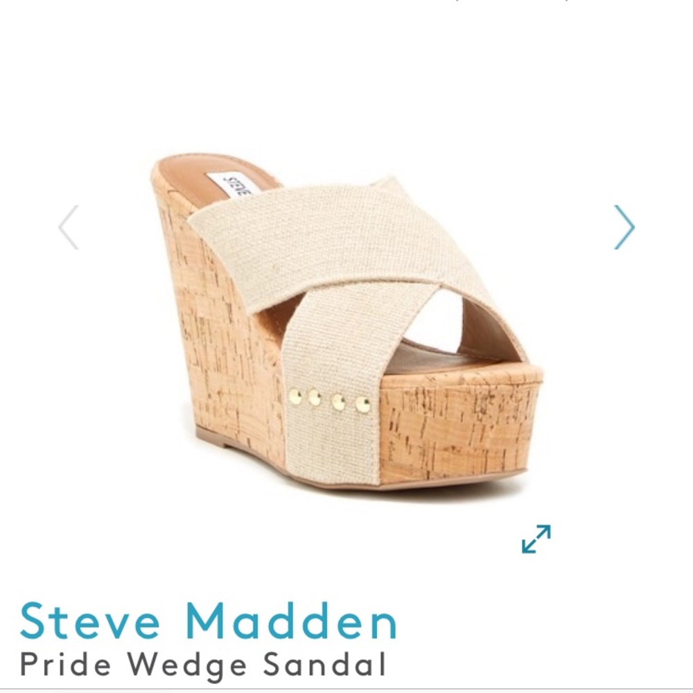 Steve Madden Pride Wedge Sandal; Size 8